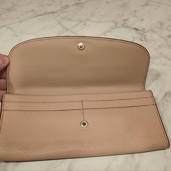 Coach Leather Envelope Wallet - Picture 4 of 8